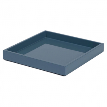 Mini Size Tray, square, paint Lacquer dove grey,